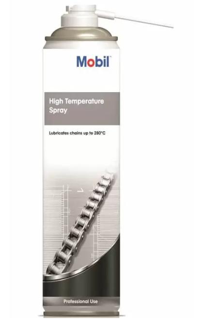Spray lubrifiant pentru lanț MOBIL, rezistent la temperaturi ridicate, 600 ml